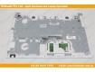 Toshiba Satellite L50D-C PSKXSA-01600R TOP COVER A000387810 Keyboard Palmrest Original With touchpad